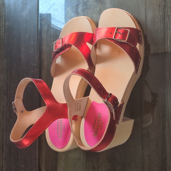 Metallic Red Swedish Hasbeens - Picture 7 of 7